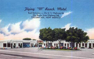 Flying "M" Ranch Motel in Tucumcari, New Mexico on Route 66